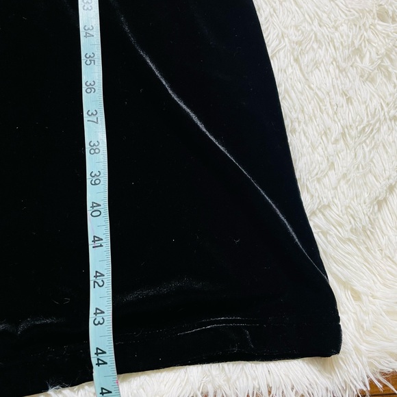 Y2K Charlotte Russe Faux Fur Trim Velvet Jacket Duster - Picture 8 of 10